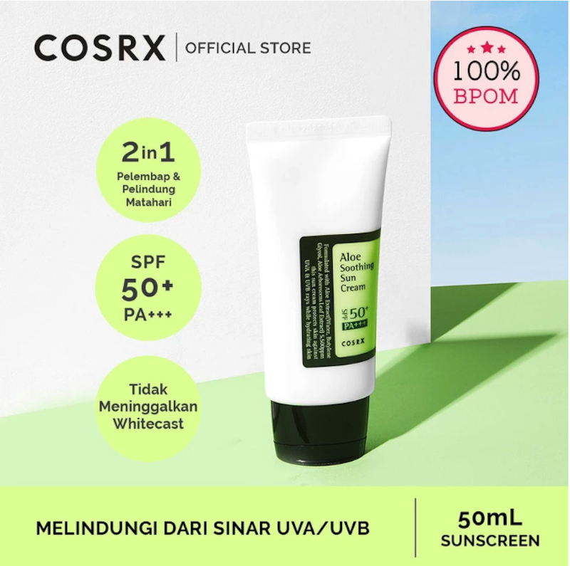 COSRX Aloe Soothing Sun Cream SPF 50+ PA+++ 5