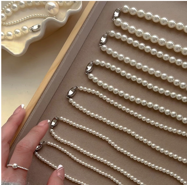 Auravibe Mermaid's Necklace Kalung Mutiara Pearl Choker