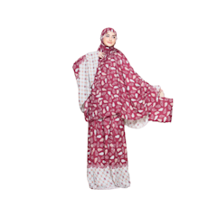 Mukena Batik Mega Mendung Kawung Rayon Premium