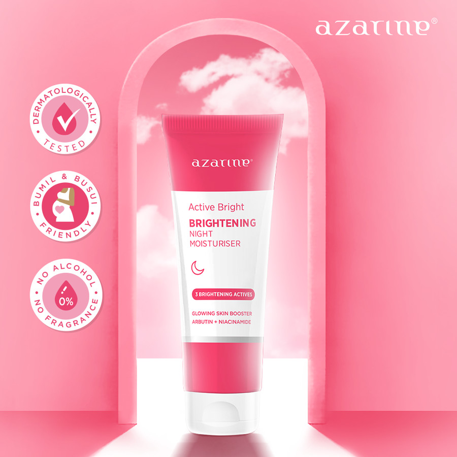 Wahana Kosmetika Indonesia Azarine® Active Bright Brightening Night Moisturiser 