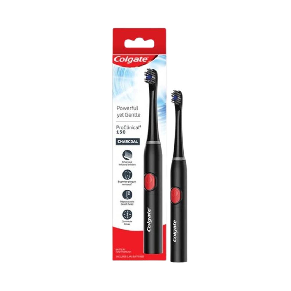 Colgate ProClinical Charcoal Battery Powered Soft Toothbrush ｜ B150