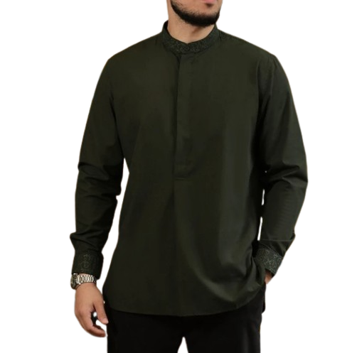 CUTOFF Ashraf Collarless Shirt 