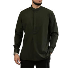 CUTOFF Ashraf Collarless Shirt