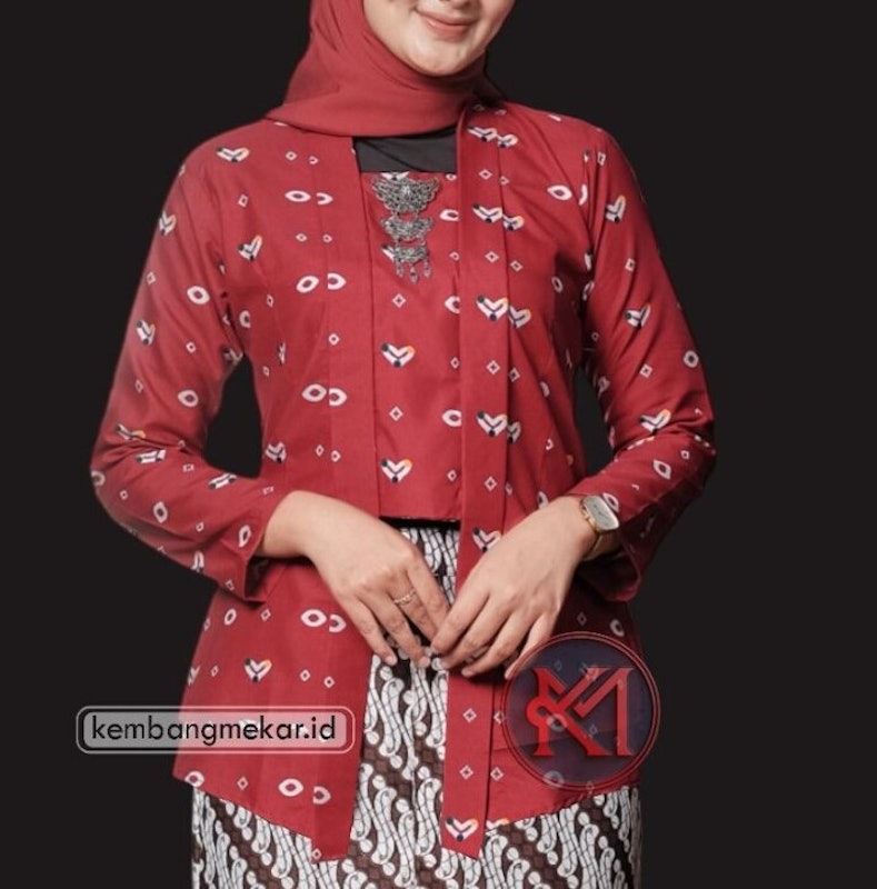 Kembang Mekar Kebaya Kutu Baru Jumputan 3