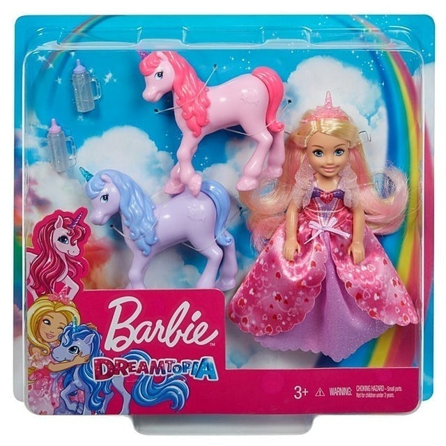 Barbie Dreamtopia Chelsea Princess with Baby Unicorns