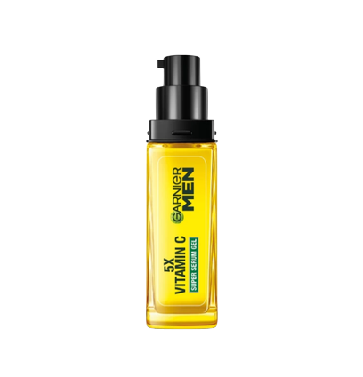 Garnier Men ｜ Turbo Bright 5x Vitamin C Super Serum Gel
