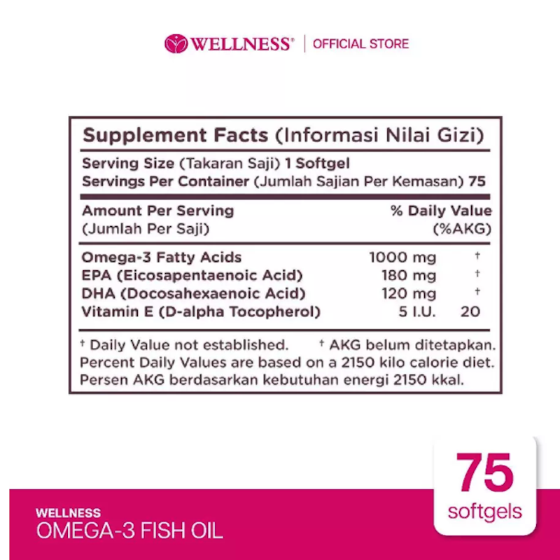 Wellness Omega-3 Fish Oil 4