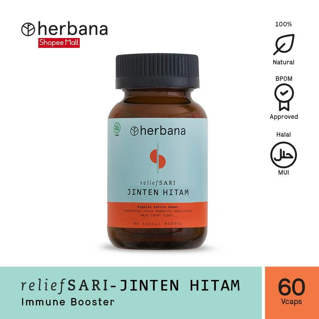 Herbana  Herbana Relief Sari Jinten Hitam