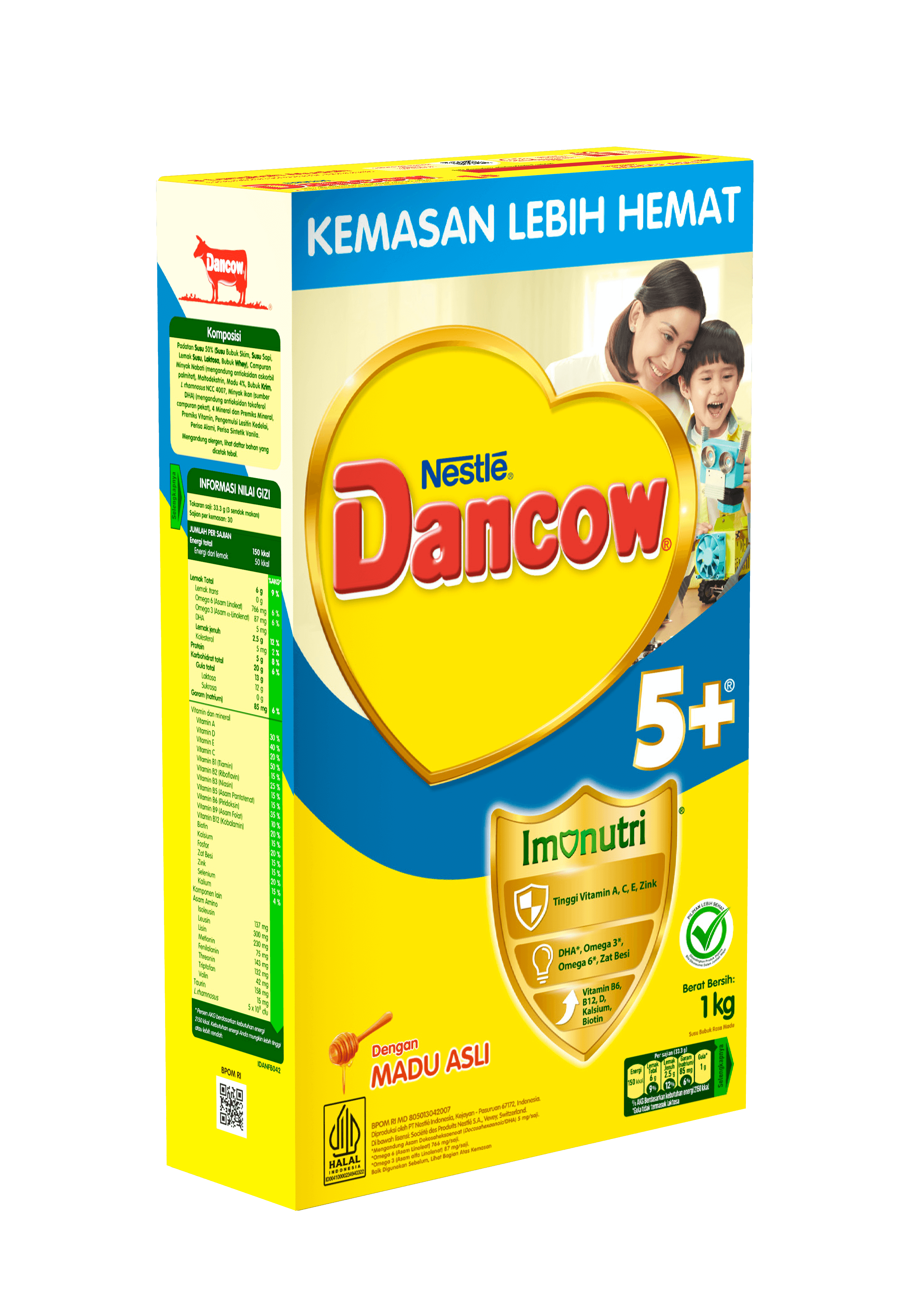 DANCOW 5+ Imunutri Madu