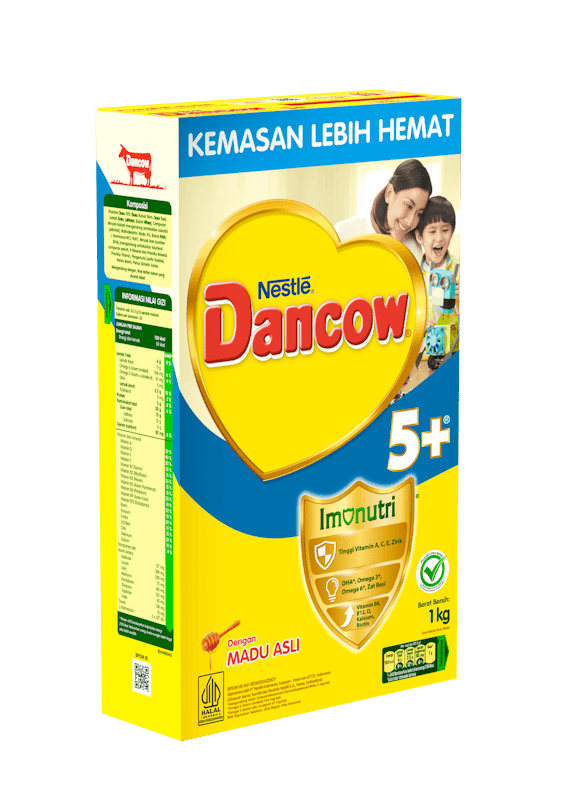 DANCOW 5+ Imunutri Madu 1