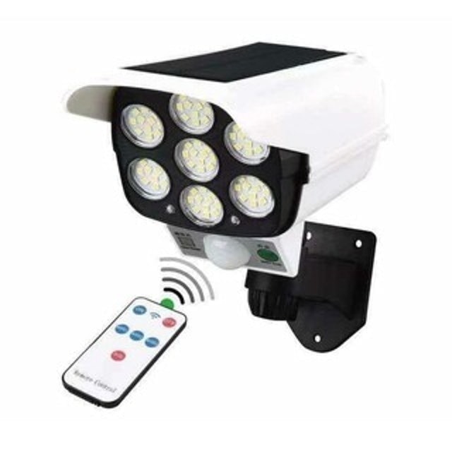 Solar Power Spotlight 77 LED with Motion Sensor