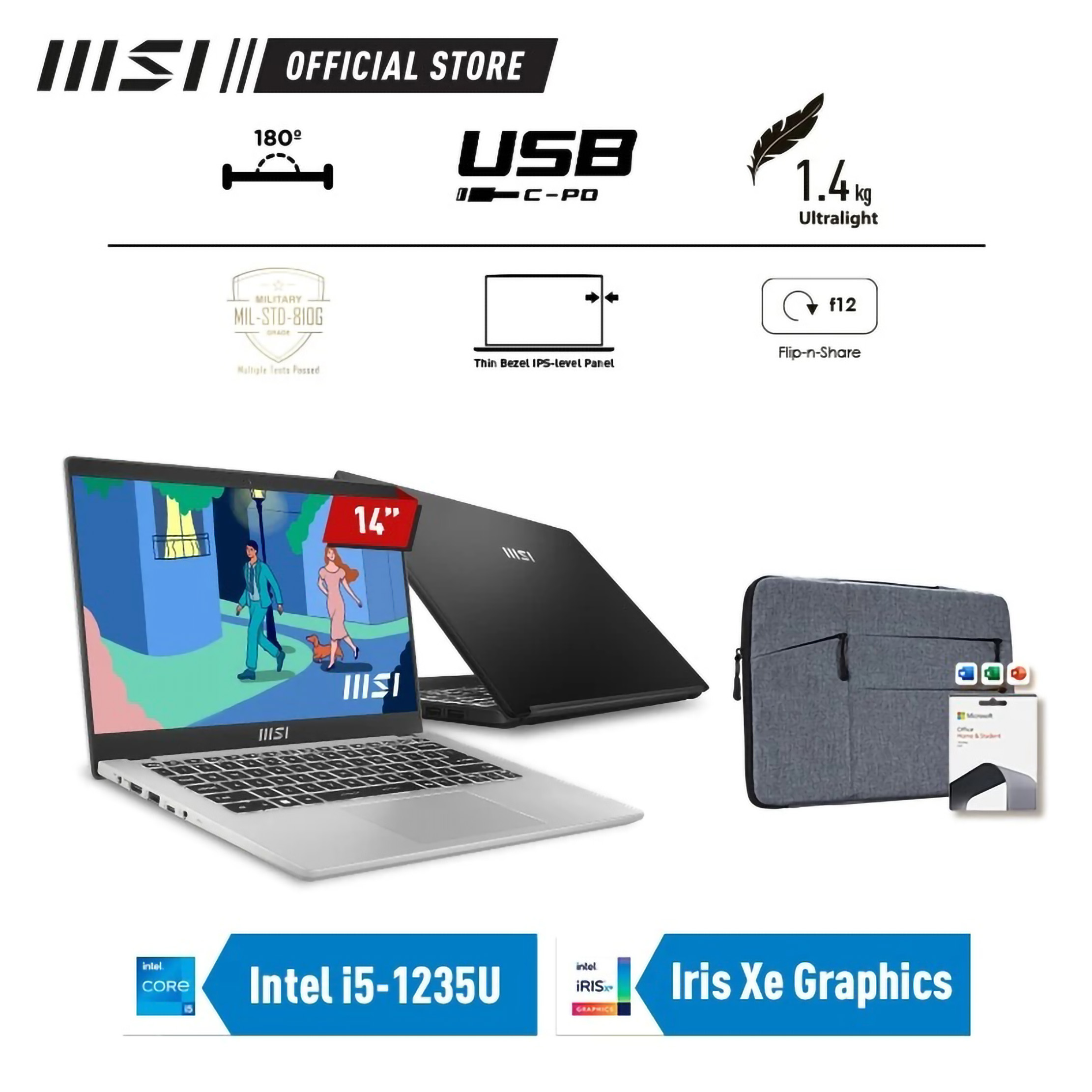 Micro-Star International (MSI) MSI MODERN 14 CORE I5-1235