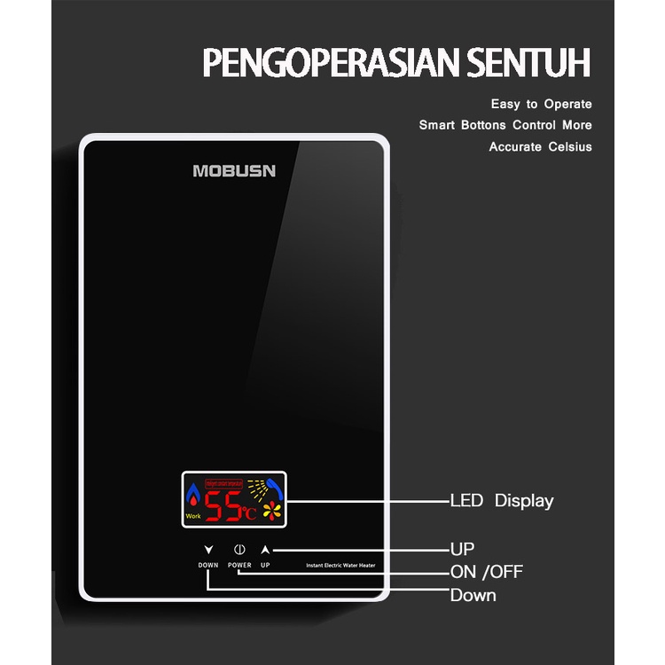  Mobusn Electric Instant Water Heater