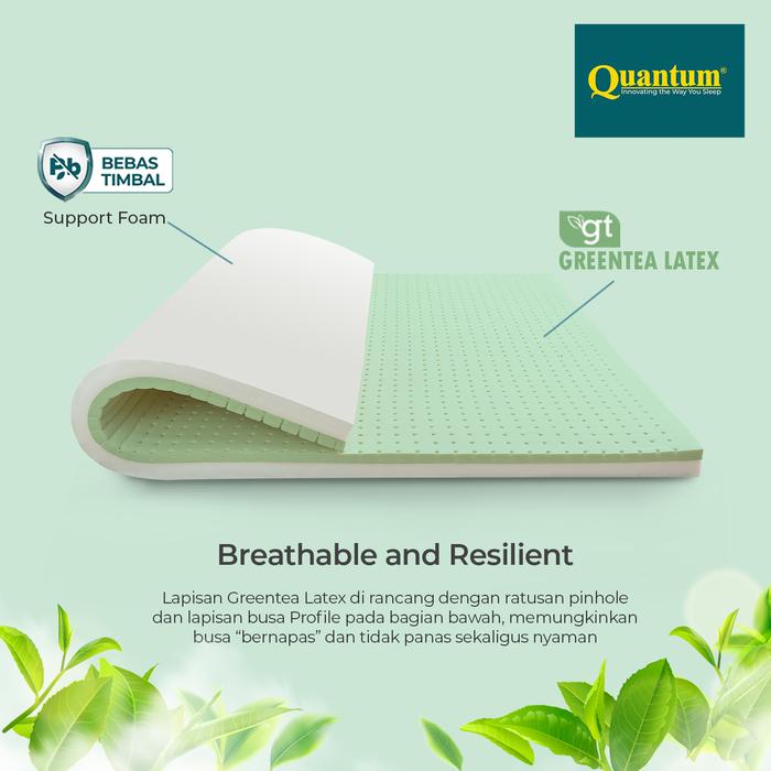 Quantum Tosan Internasional Quantum Greentea Latex Topper DNA