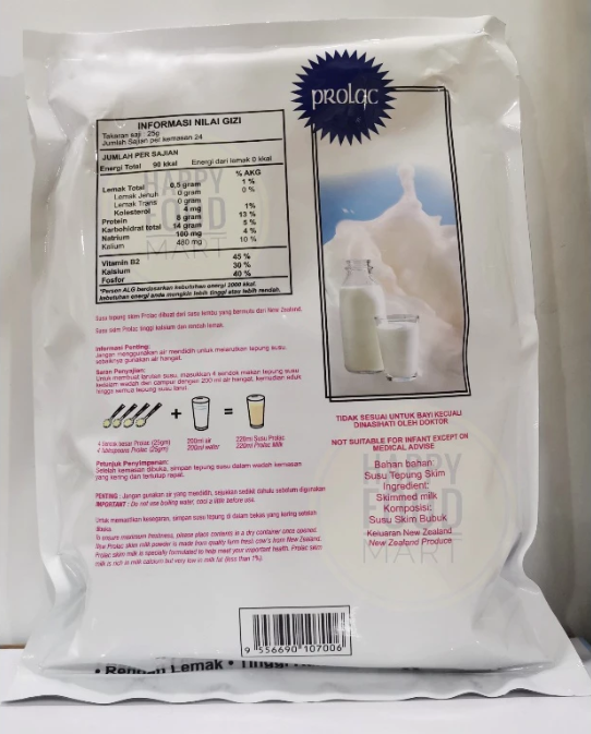 Promac Industries Prolac Susu Skim Bubuk
