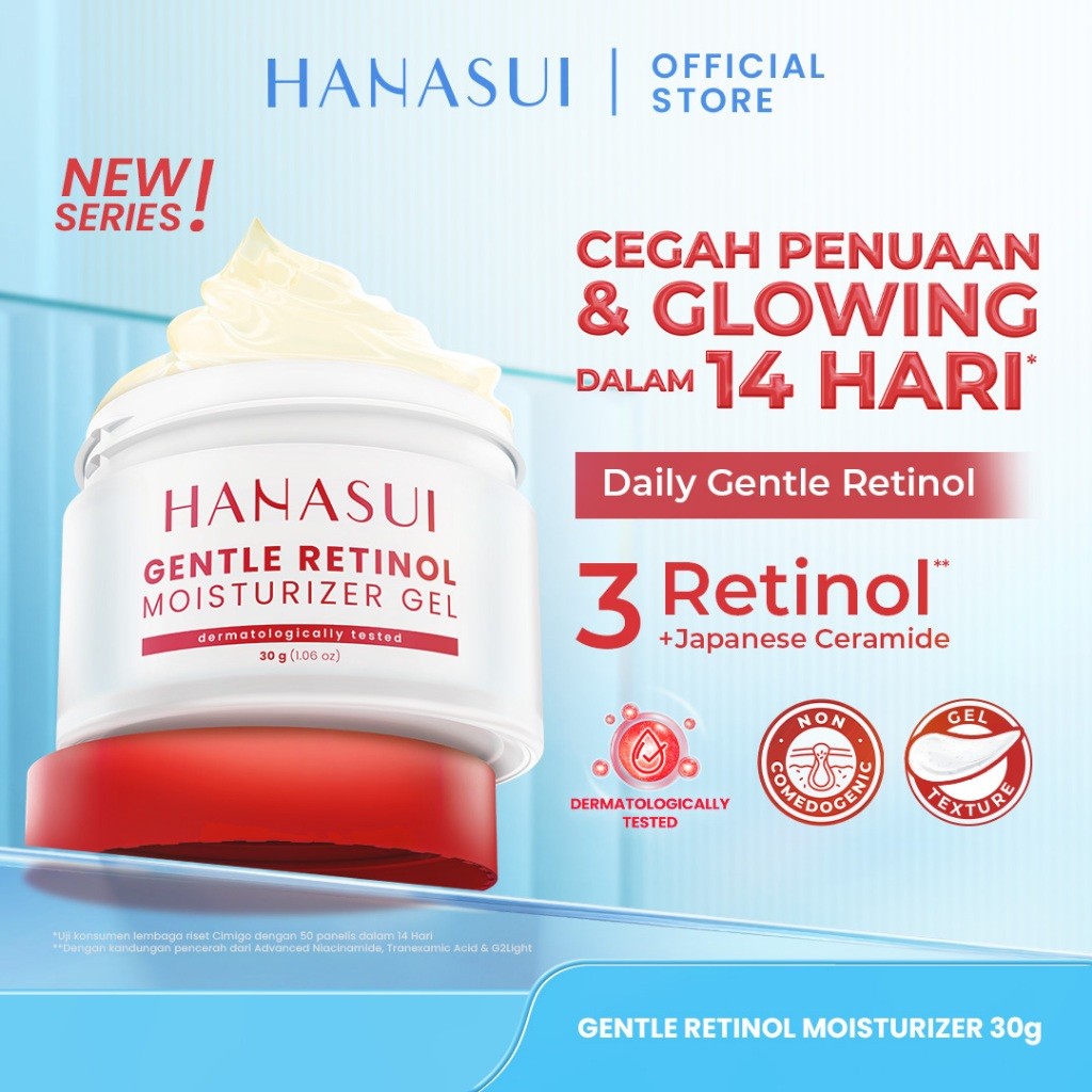 Eka Jaya Internasional Hanasui Gentle Retinol Moisturizer Gel
