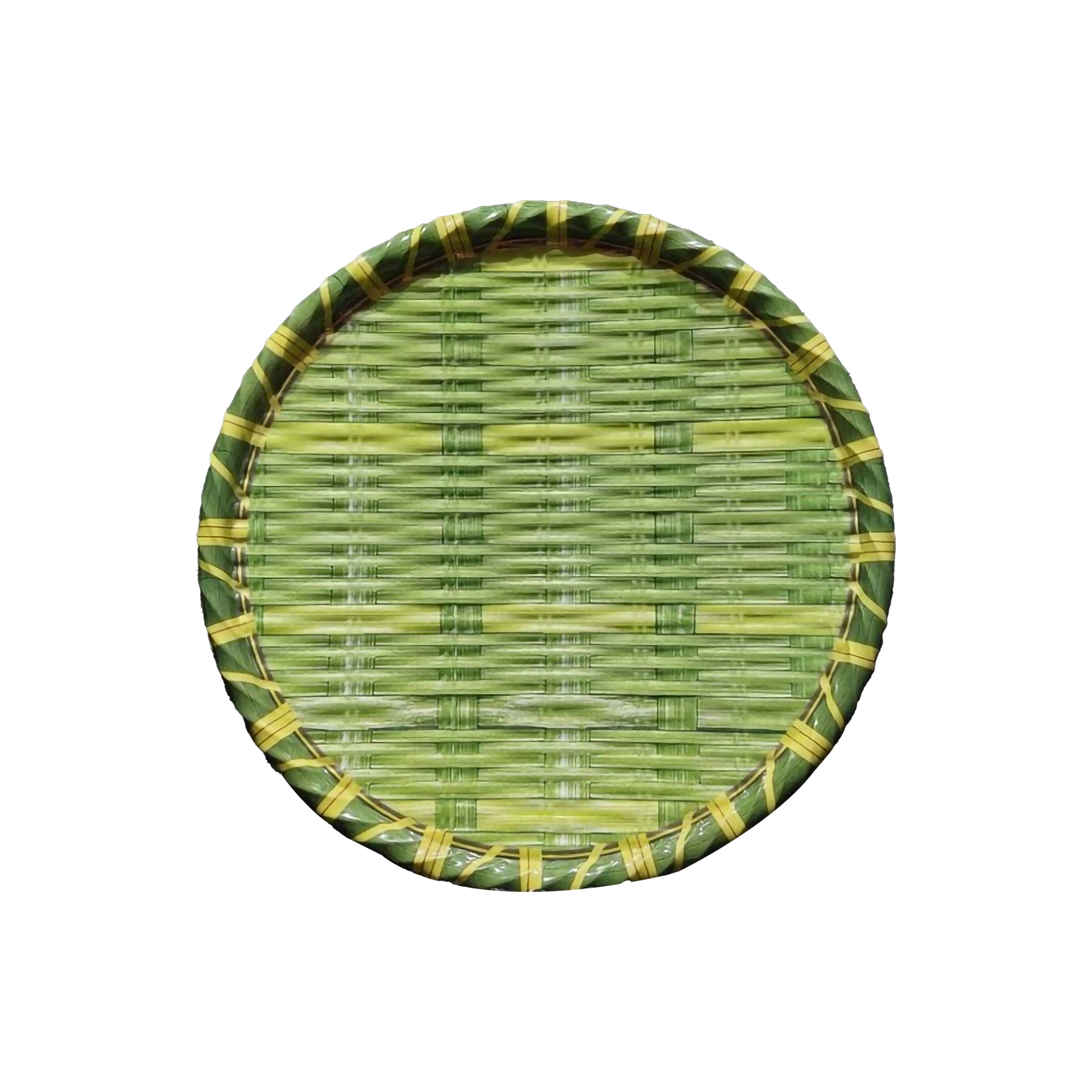 SINGA SINGI Piring Melamin Model Bambu 23 cm