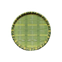 SINGA SINGI Piring Melamin Model Bambu 23 cm
