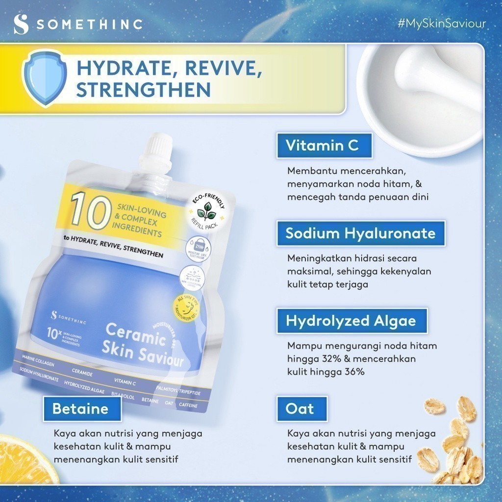 Royal Pesona Indonesia SOMETHINC Ceramic Skin Saviour Moisturizer Gel