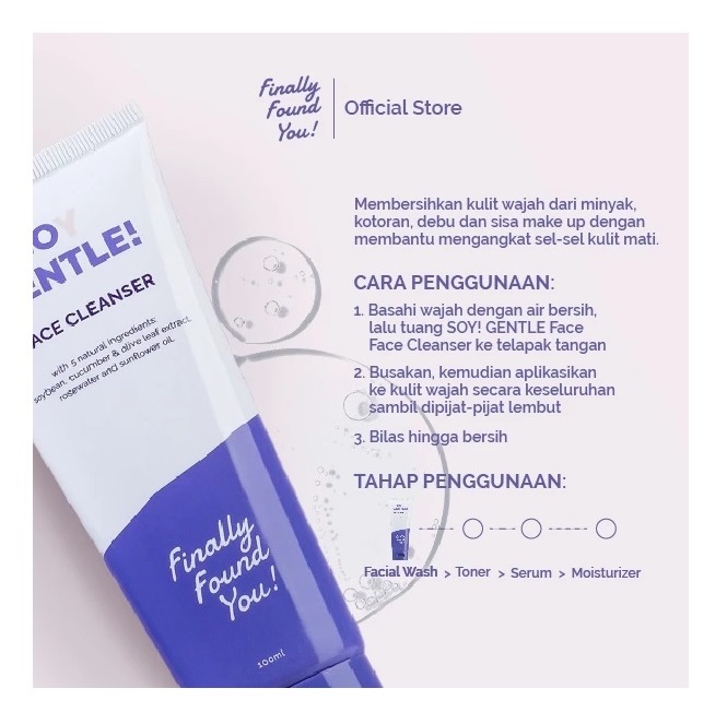 Karya Maharendra Innovation Finally Found You! Soy Gentle Face Cleanser