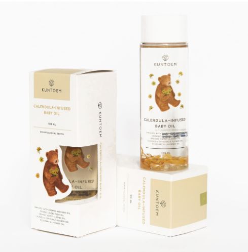 Calendula-Infused Baby Oil 2