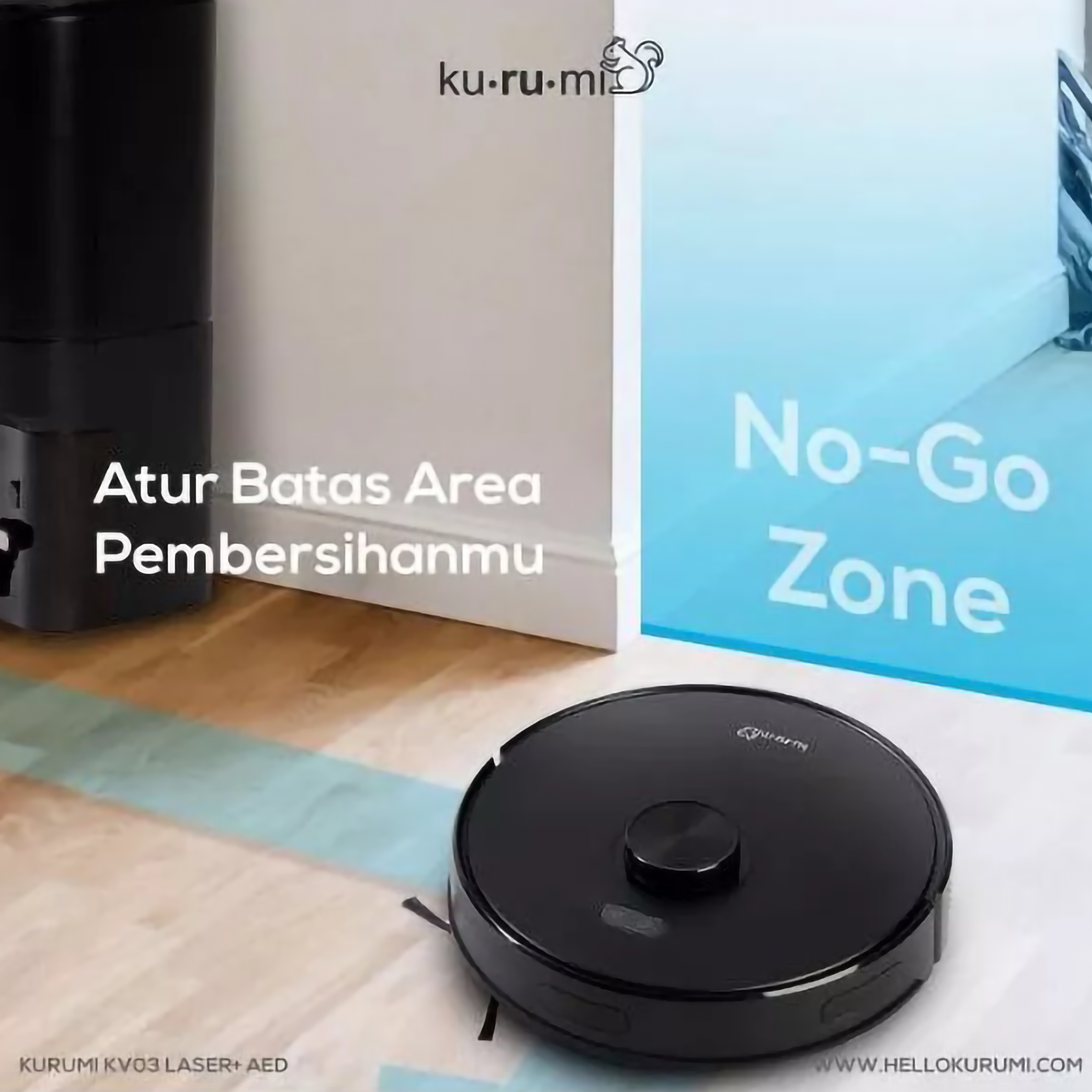 Kurumi KV 03 Laser+ Robot Vacuum Cleaner