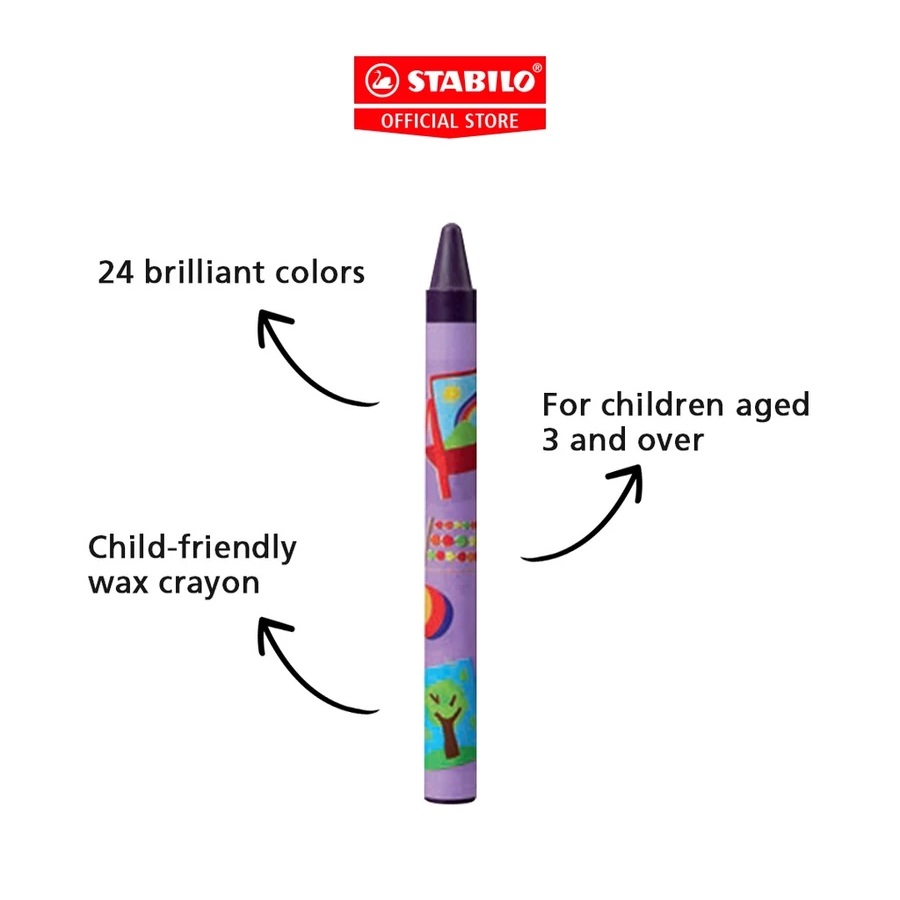 STABILO Yippy-Wax Crayon  3