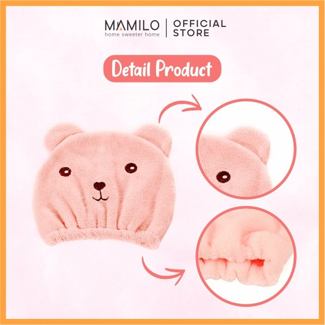  MAMILO Handuk Kepala Microfiber