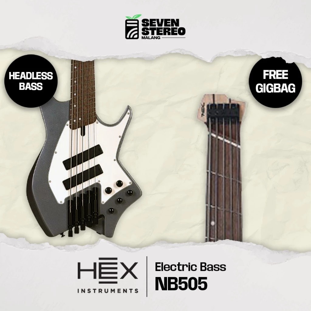 HEX Instruments 5 String Headless Bass NB505