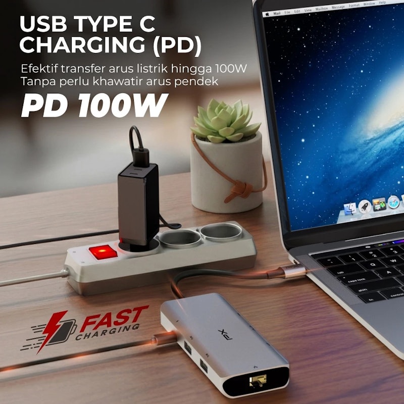 PX USB Type C 3.1 Hub Converter 3