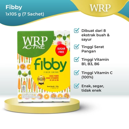 Wajah Rejuvenasi Perempuan Indonesia WRP Active Fibby Fiber Drink