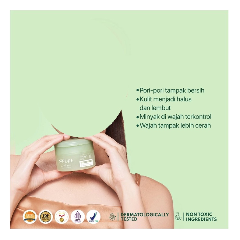 Penta Natural Kosmetindo N'PURE Acne Acne Clear Chocomint Clay Mask