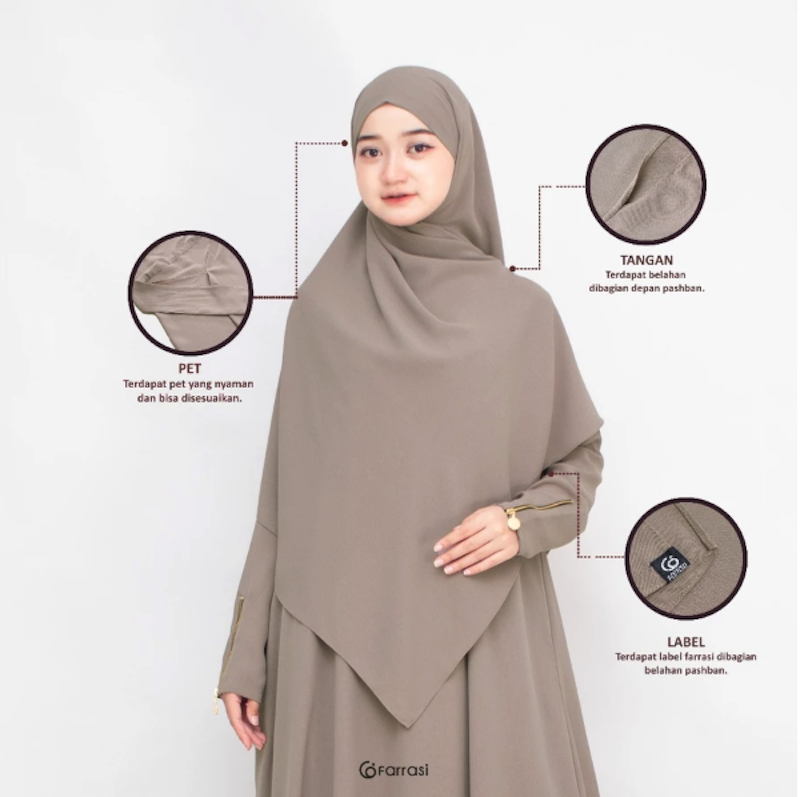 Farrasi Pashmina Bandana Anti UV 2