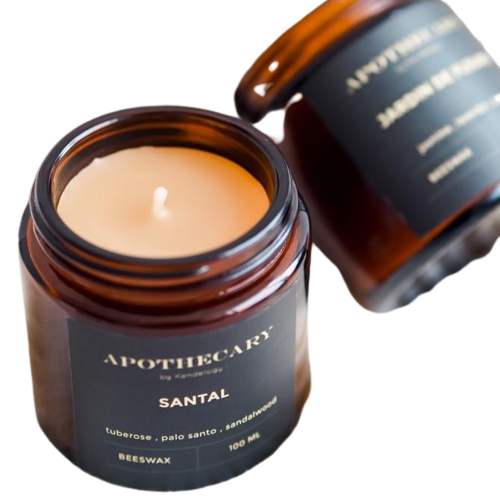 Apothecary Beeswax Candles / Lilin Aromaterapi Beeswax