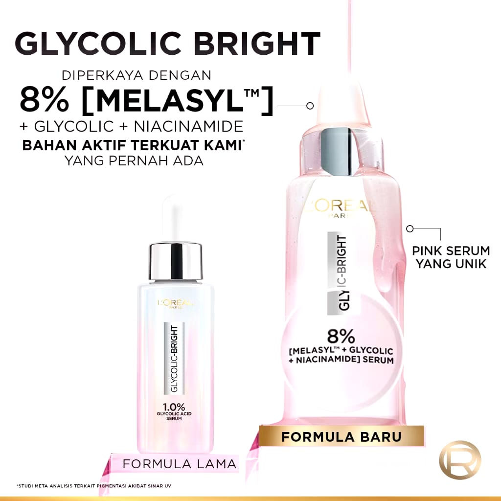 L’Oréal L’Oréal Paris Glycolic Bright 8% [Melasyl + Glycolic + Niacinamide] Serum