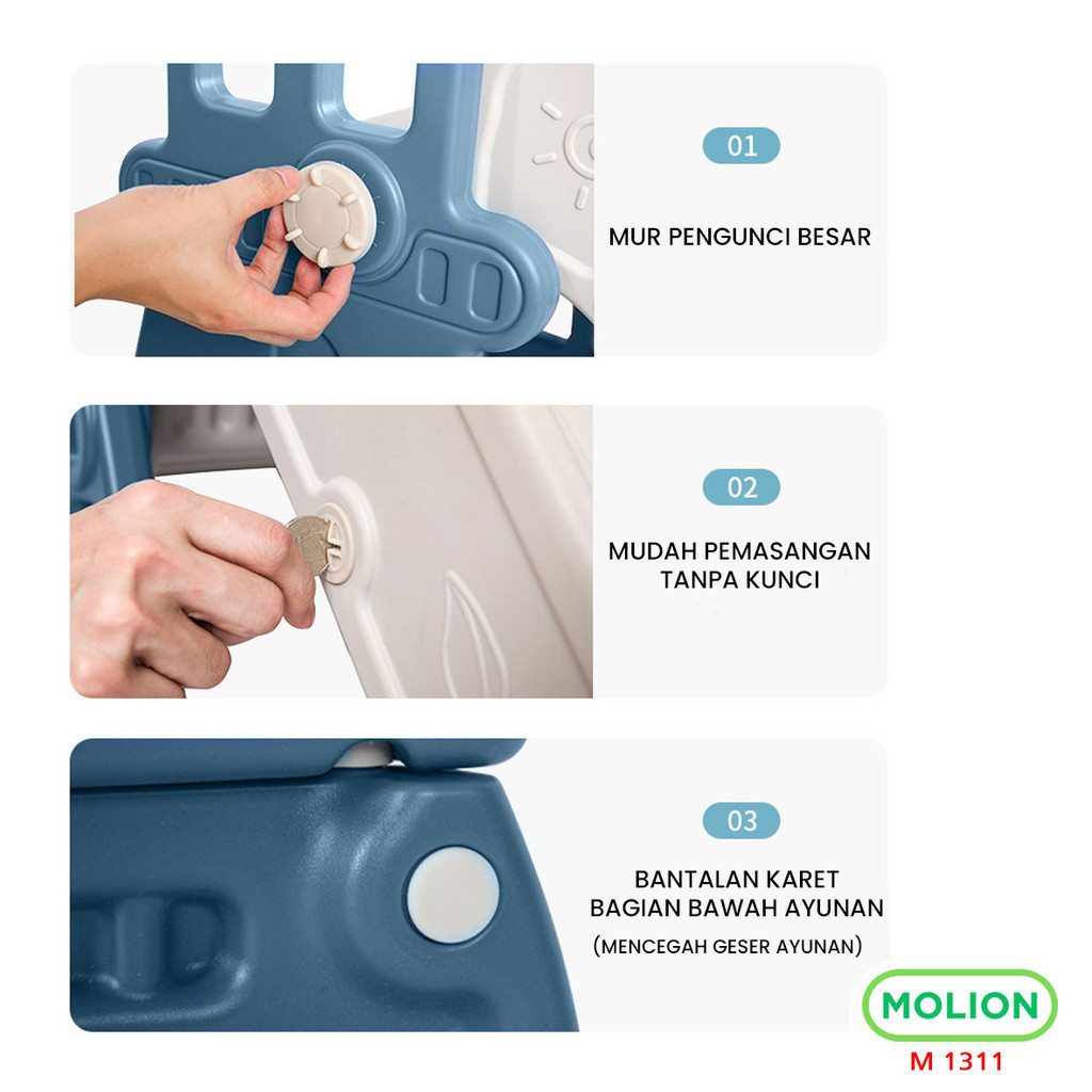 Molion Toys Indonesia MOLION Perosotan Ayunan Anak 5 in 1  001-M1313