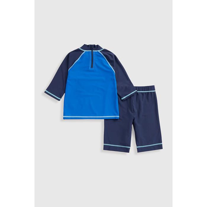 Mothercare Shark Sunsafe Rash Vest and Shorts UPF50+  3
