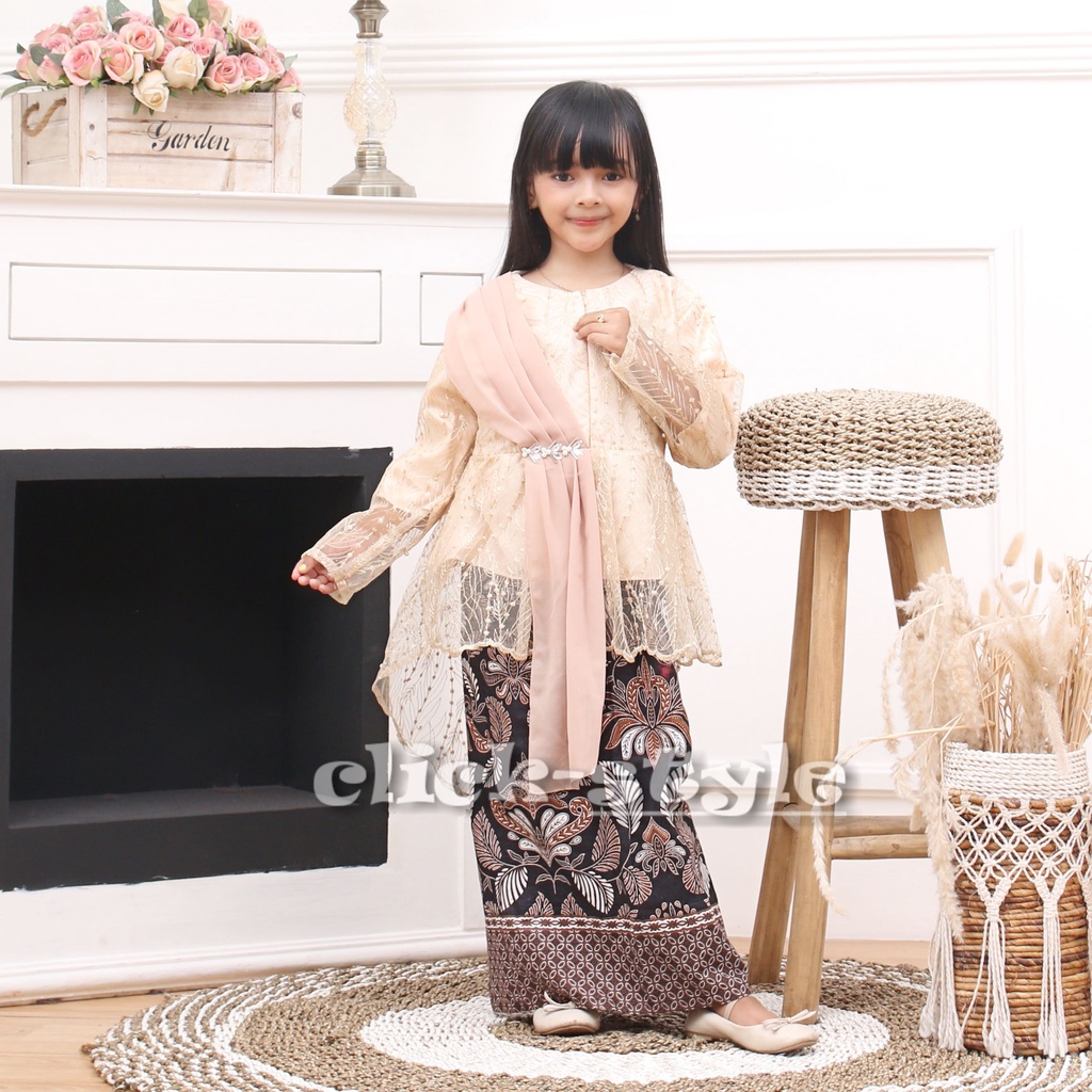 Kebaya Anak Perempuan Pakaian Pesta