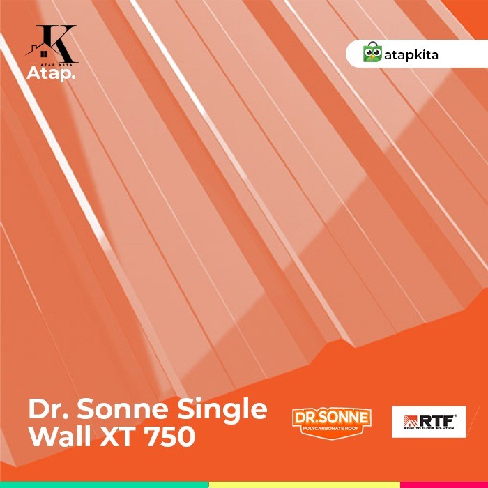 Ragam Tangguh Fortindo DR. SONNE Atap Spandek Transparan 0.8 mm XT750