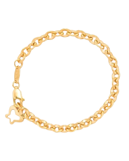 Gelang Emas Rantai Safira