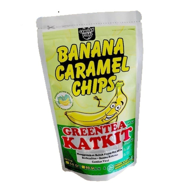 Camilan Viral Banana Caramel Chips