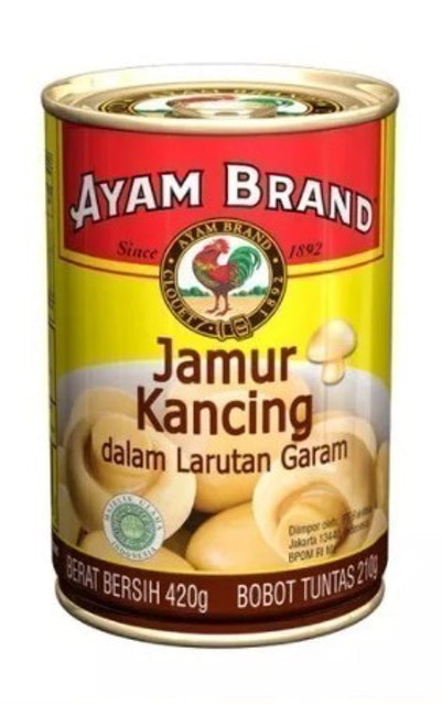 Jamur Kancing dalam Larutan Garam