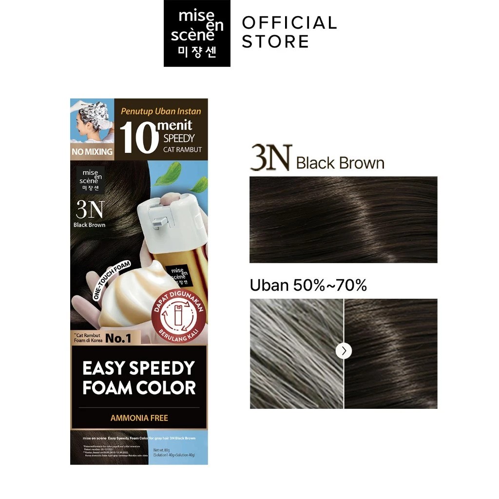Easy Speedy Foam Color 3N Black Brown 2