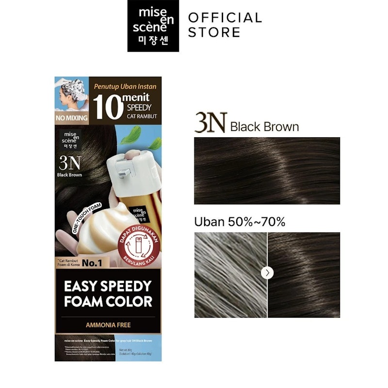 Easy Speedy Foam Color 3N Black Brown 2