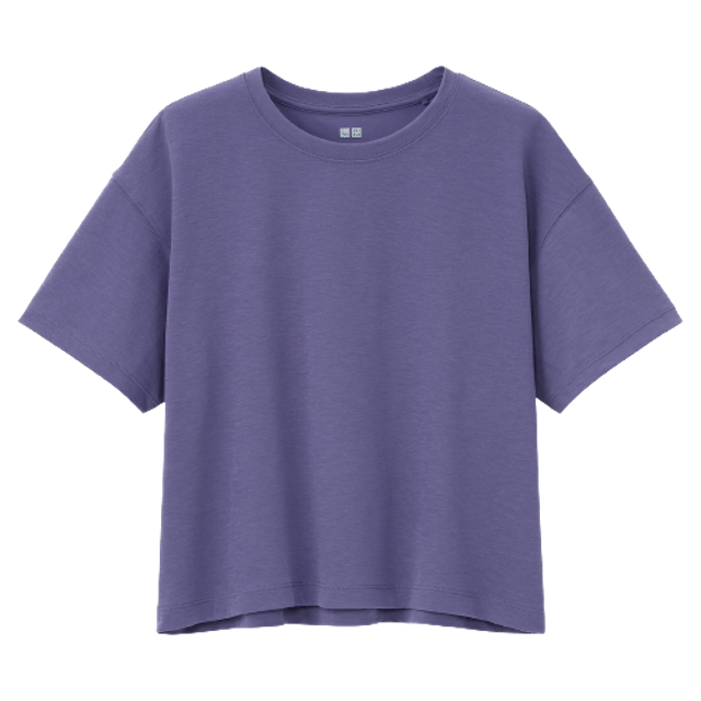 Women T-Shirt Dry-EX Crop Crew Neck 3