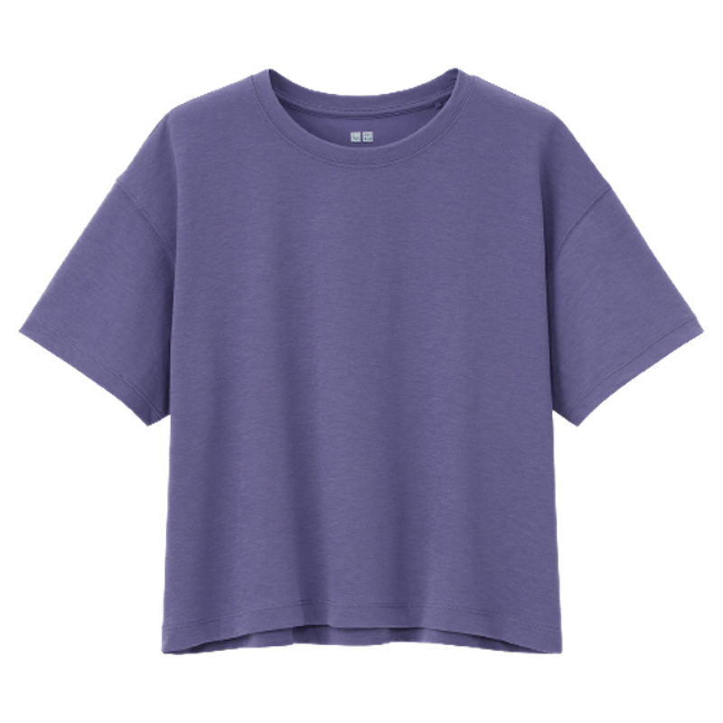 Women T-Shirt Dry-EX Crop Crew Neck 3