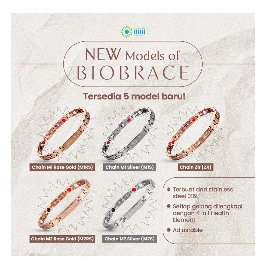  Health Wealth International HWI BIOBRACE GELANG KESEHATAN