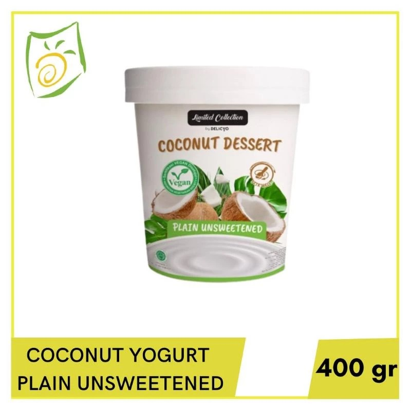 Delicyo Coconut Dessert Plain Unsweetened  2