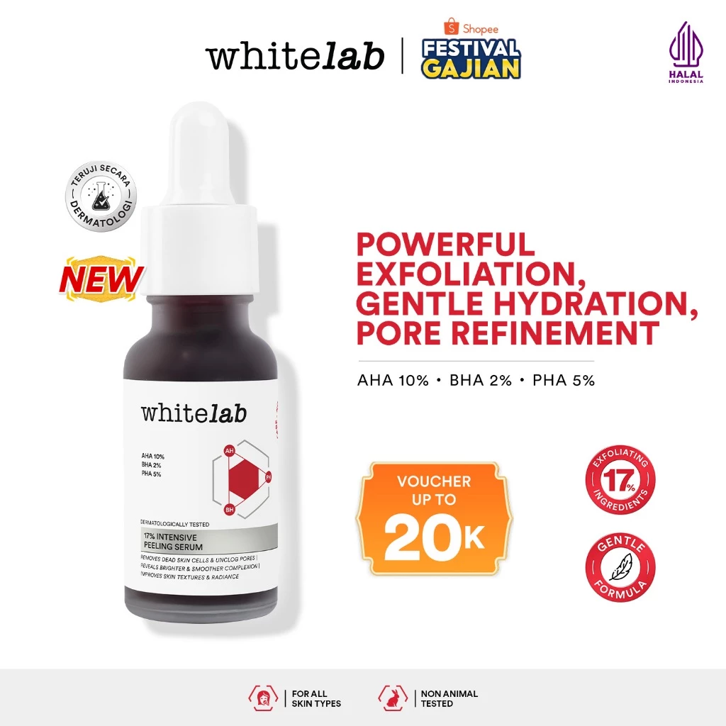 Natura Deca Kosmetika Whitelab 17% Intensive Peeling AHA BHA PHA Serum