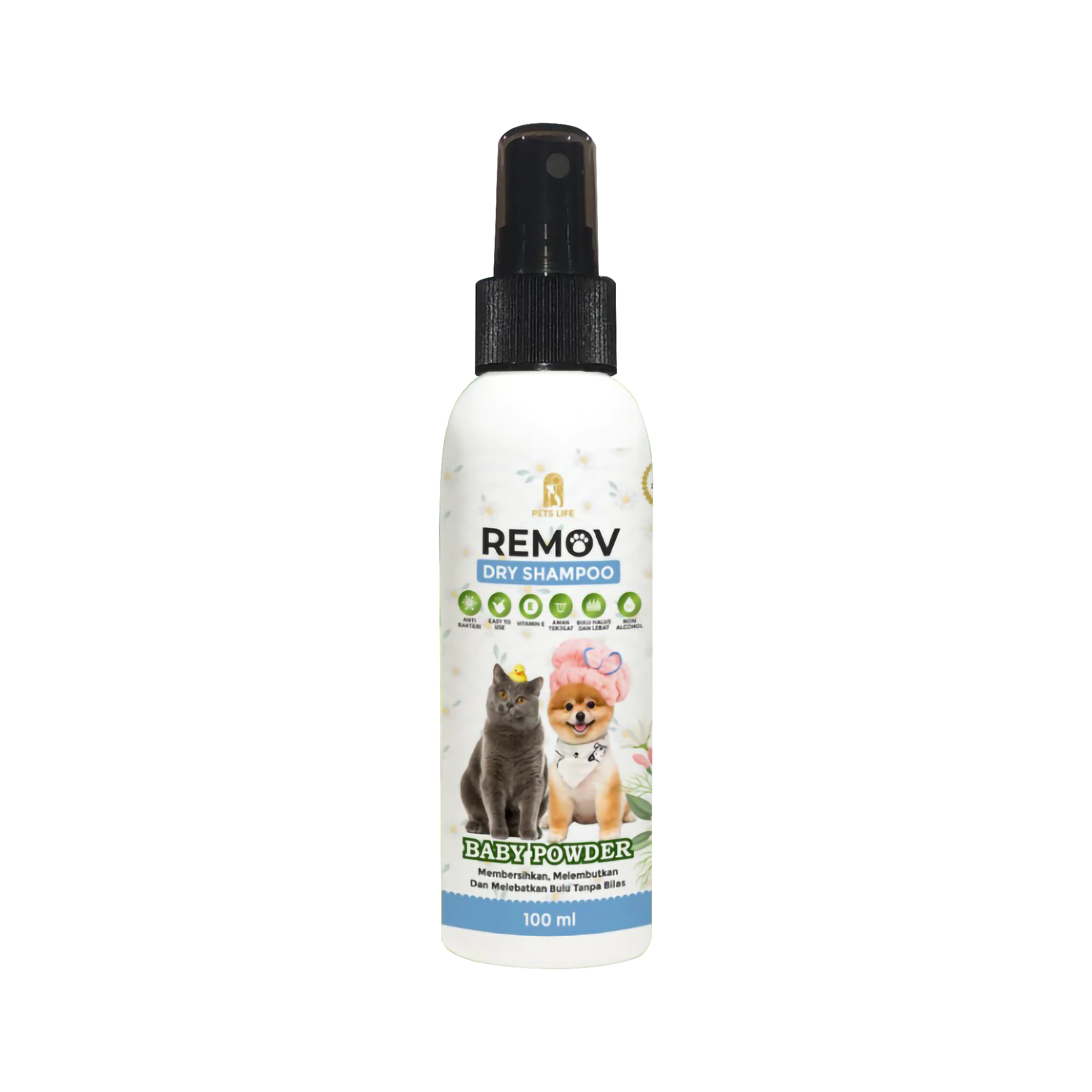 Remov Pet Dry Shampoo